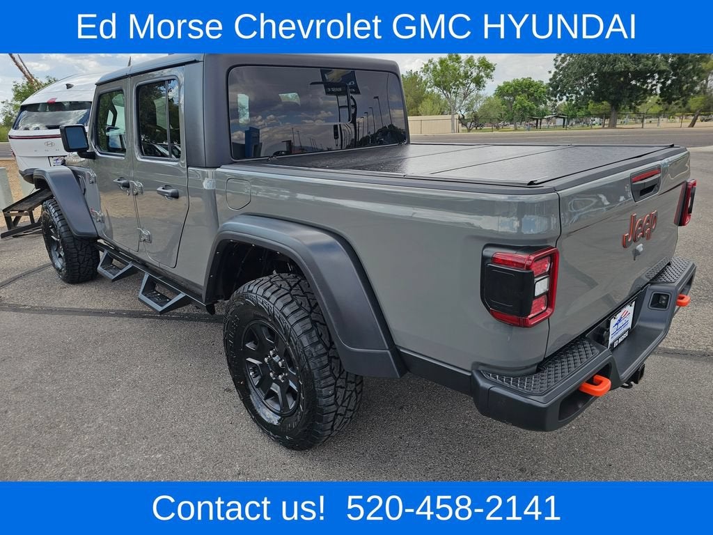 2022 Jeep Gladiator — rear three-quarter view